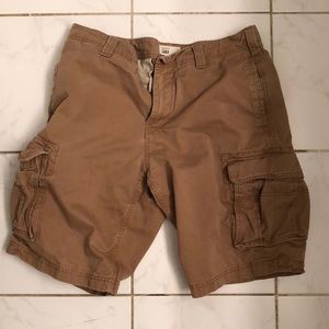 Gap Khaki Cargo Shorts Size 34